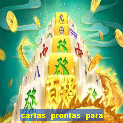 cartas prontas para retiro espiritual