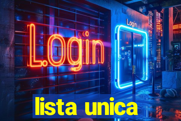 lista unica