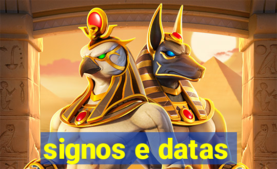 signos e datas