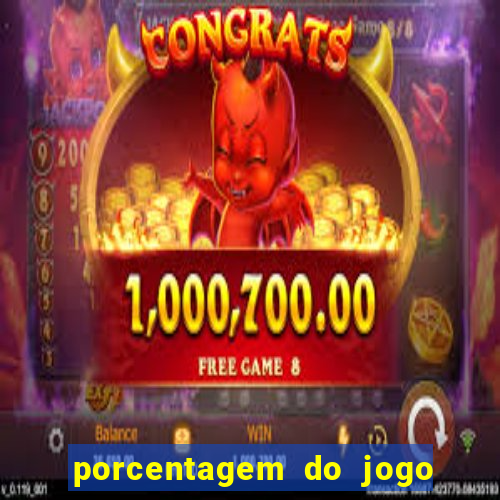 porcentagem do jogo fortune tiger