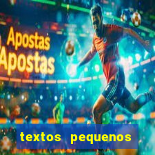 textos pequenos para alfabetizar